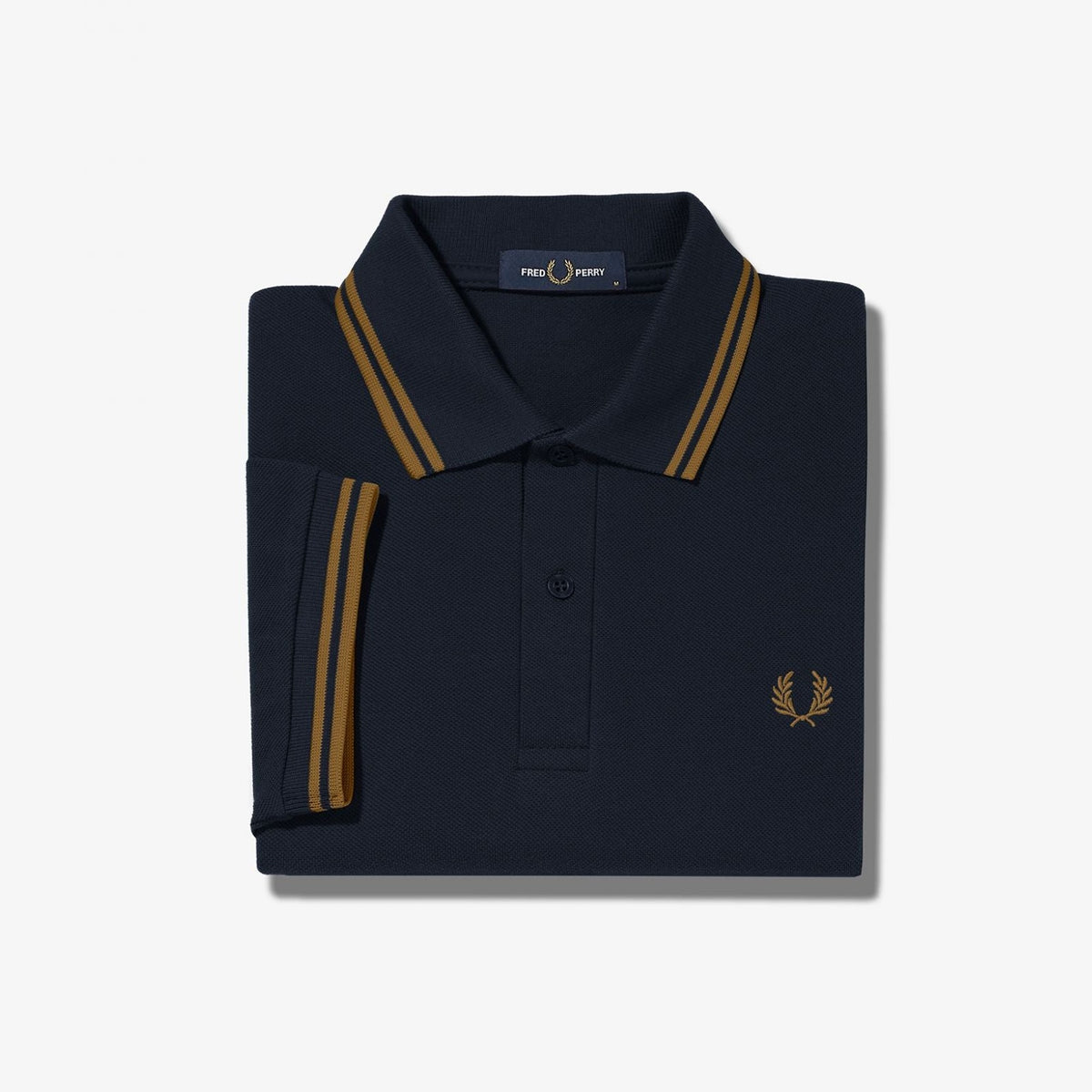 Fred Perry M3600 Polo - Navy / Dark Caramel