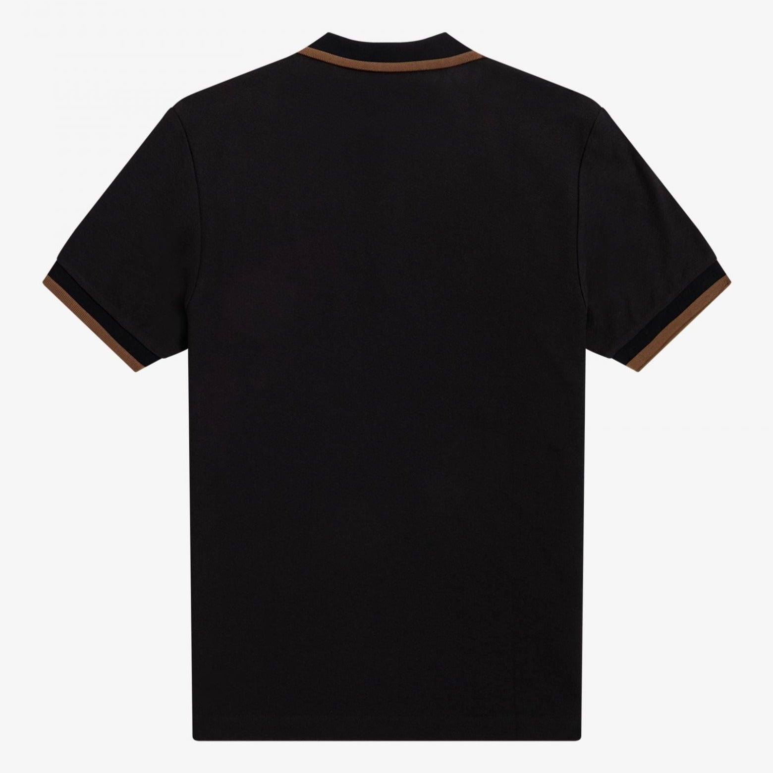 Fred Perry Half Zip Polo - Black