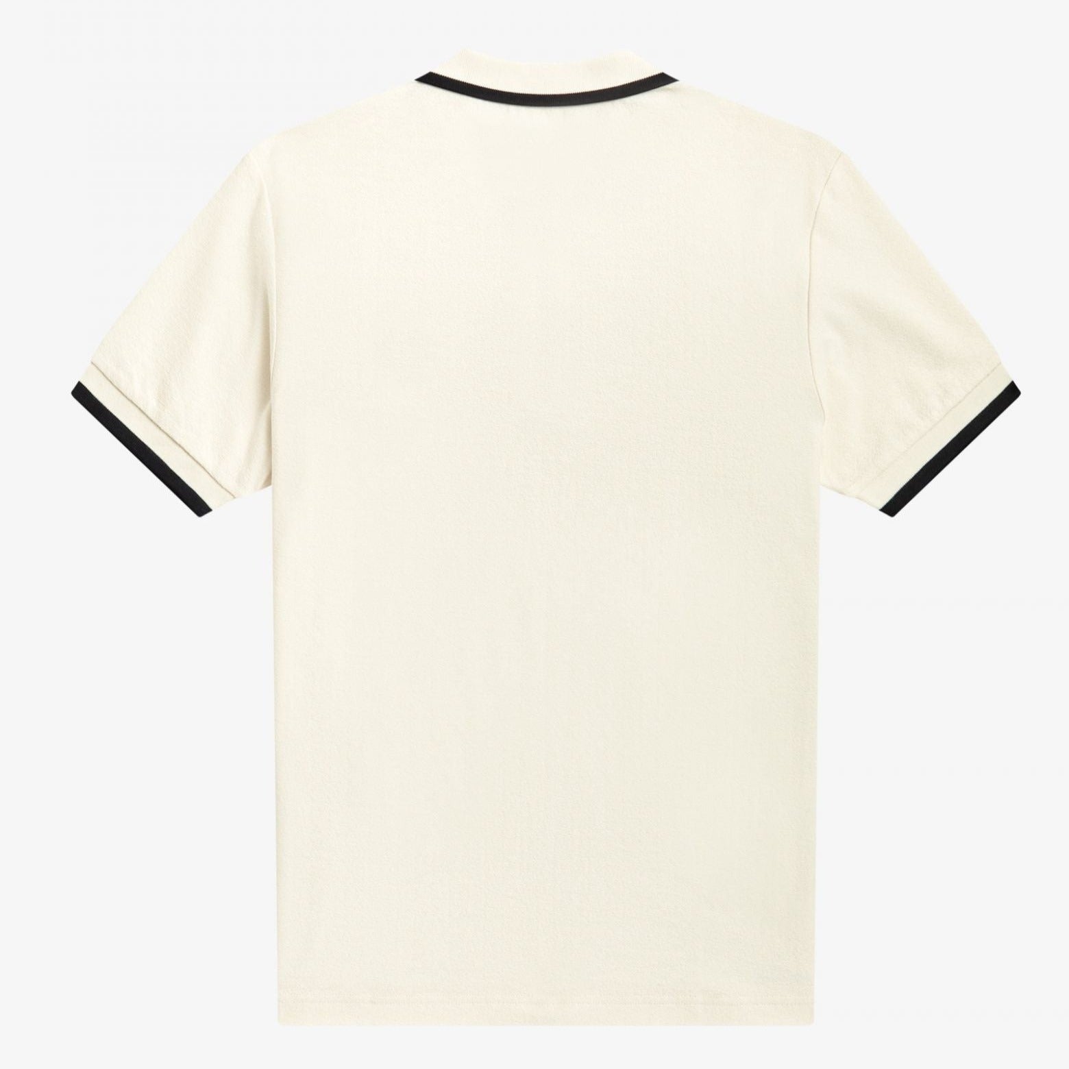 Fred Perry Half Zip Polo - Ecru