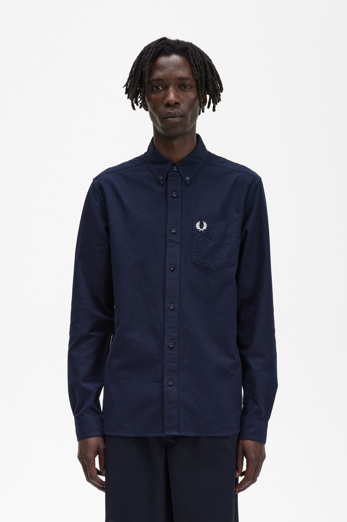 Fred Perry Oxford Shirt - Navy
