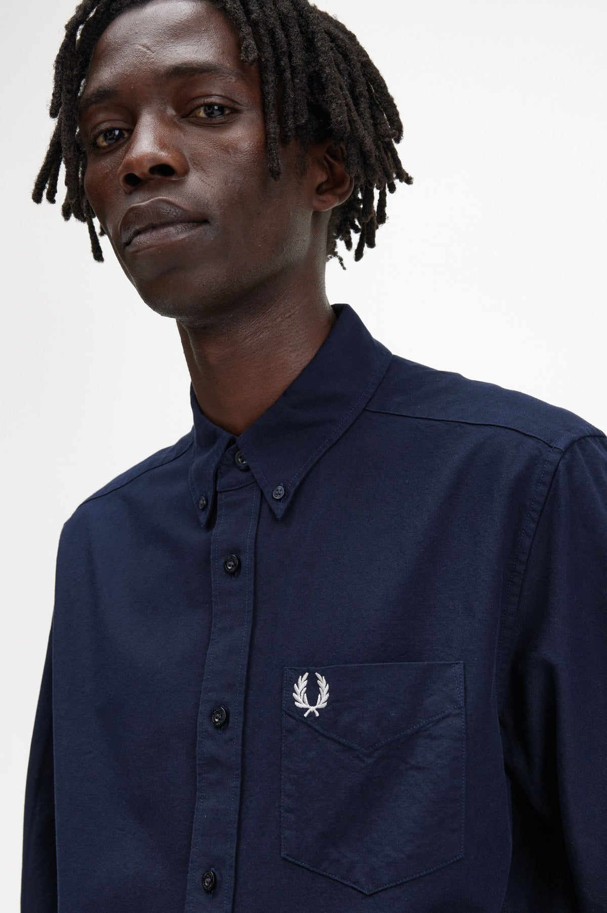 Fred Perry Oxford Shirt - Navy