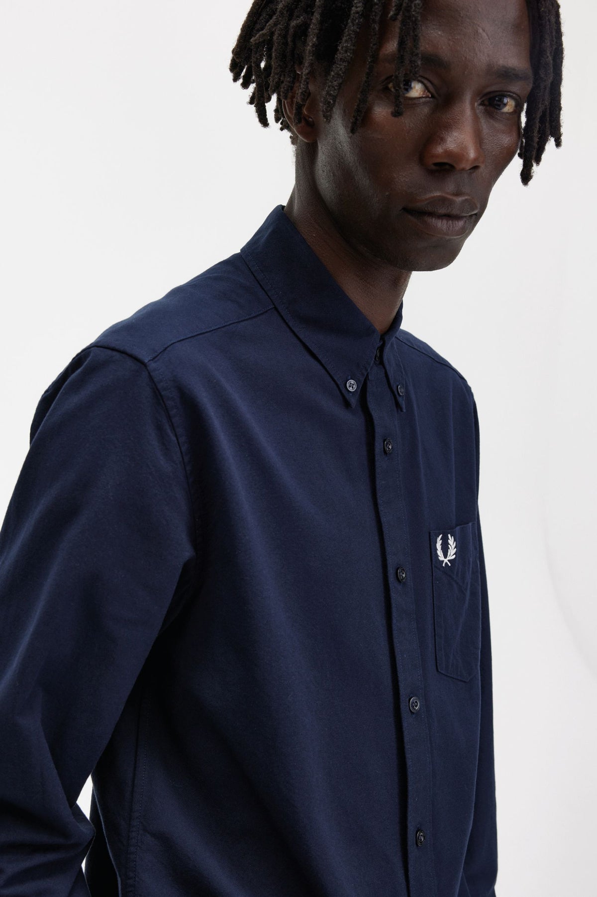 Fred Perry Oxford Shirt - Navy
