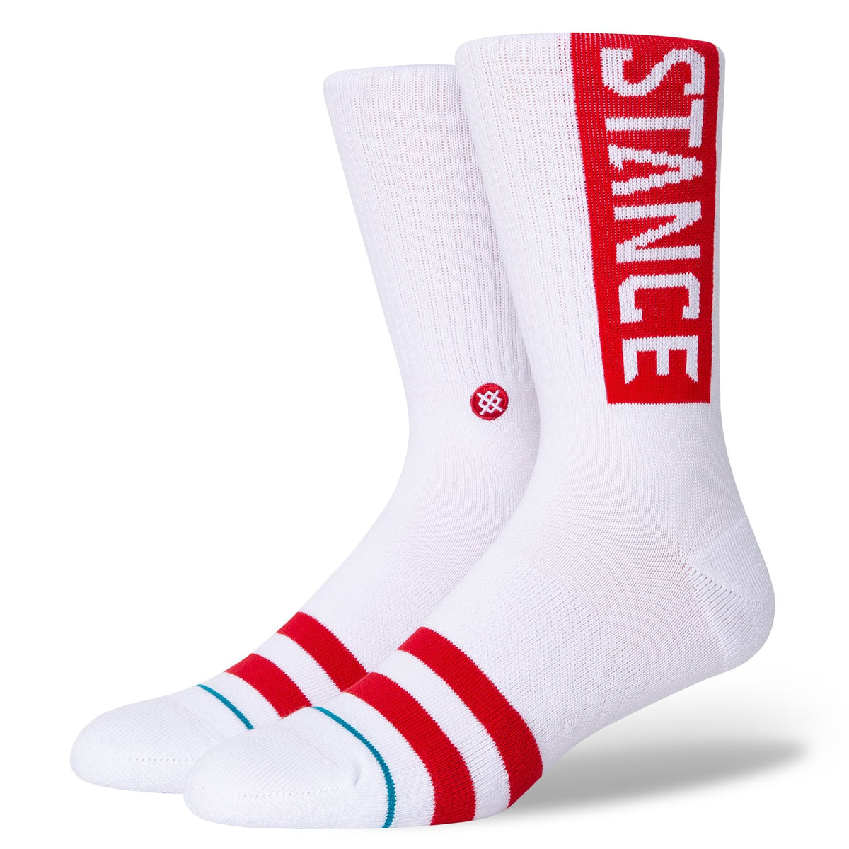 Stance OG Sock - White / Red