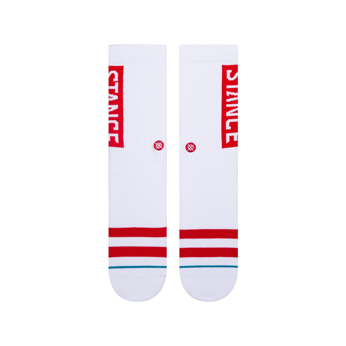 Stance OG Socks - White / Red