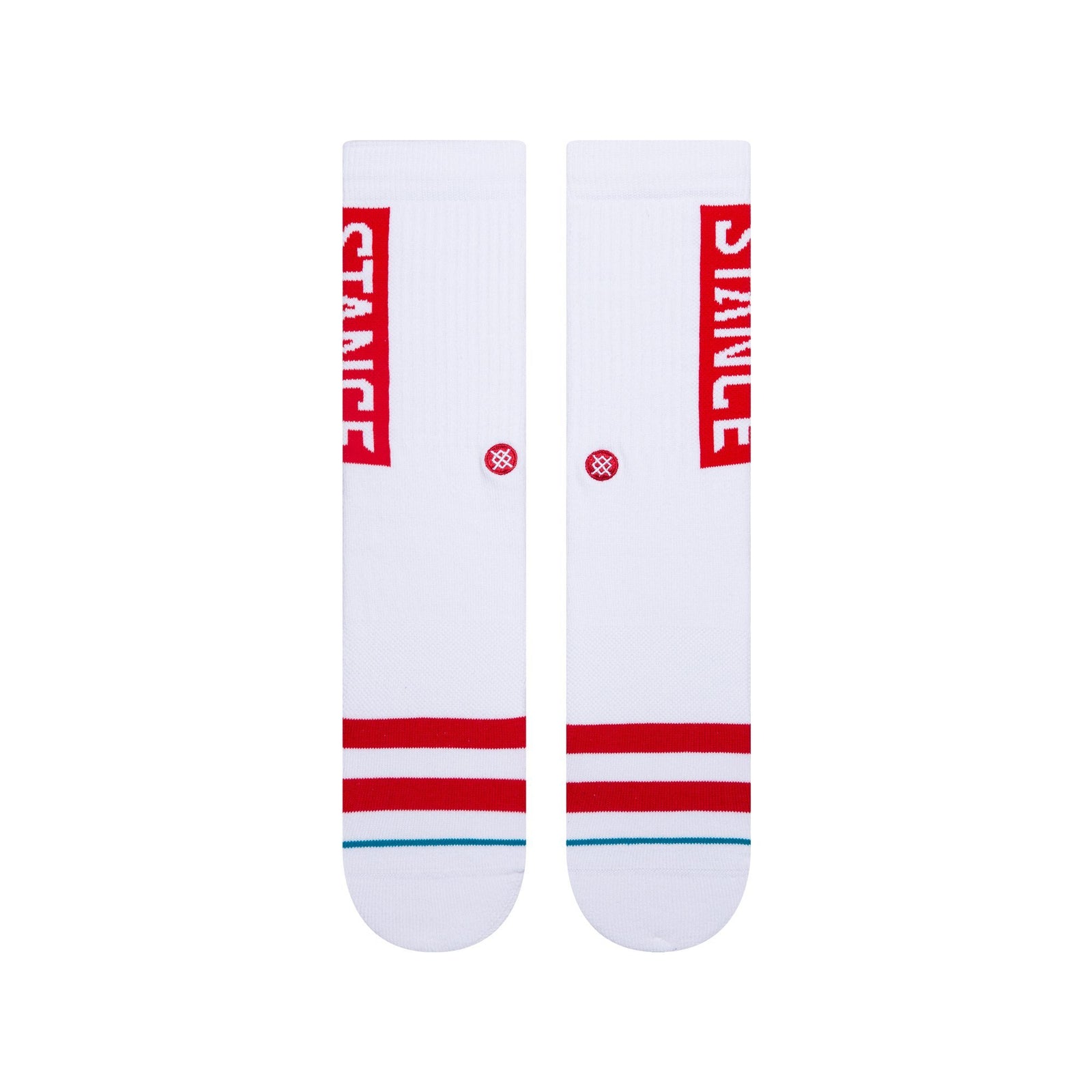 Stance OG Socks - White / Red