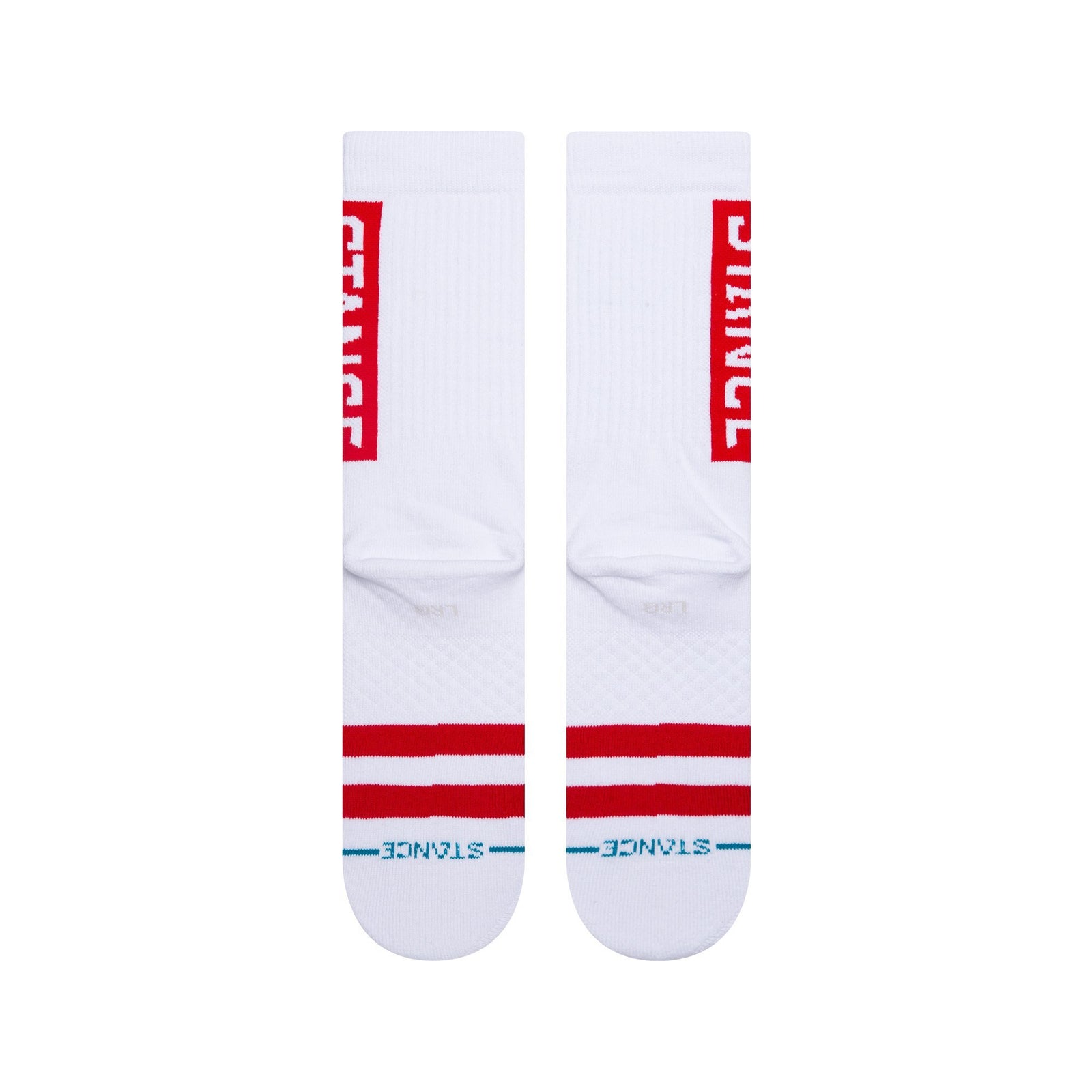 Stance OG Socks - White / Red