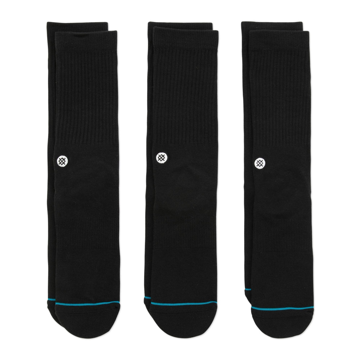 Stance Icon 3 Pack Socks - Black