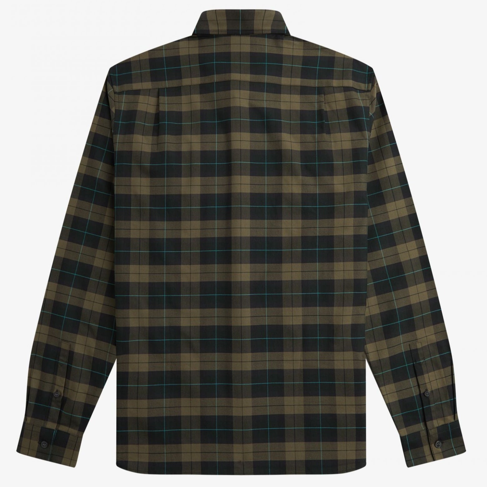 Fred Perry Tartan Shirt - Night Green