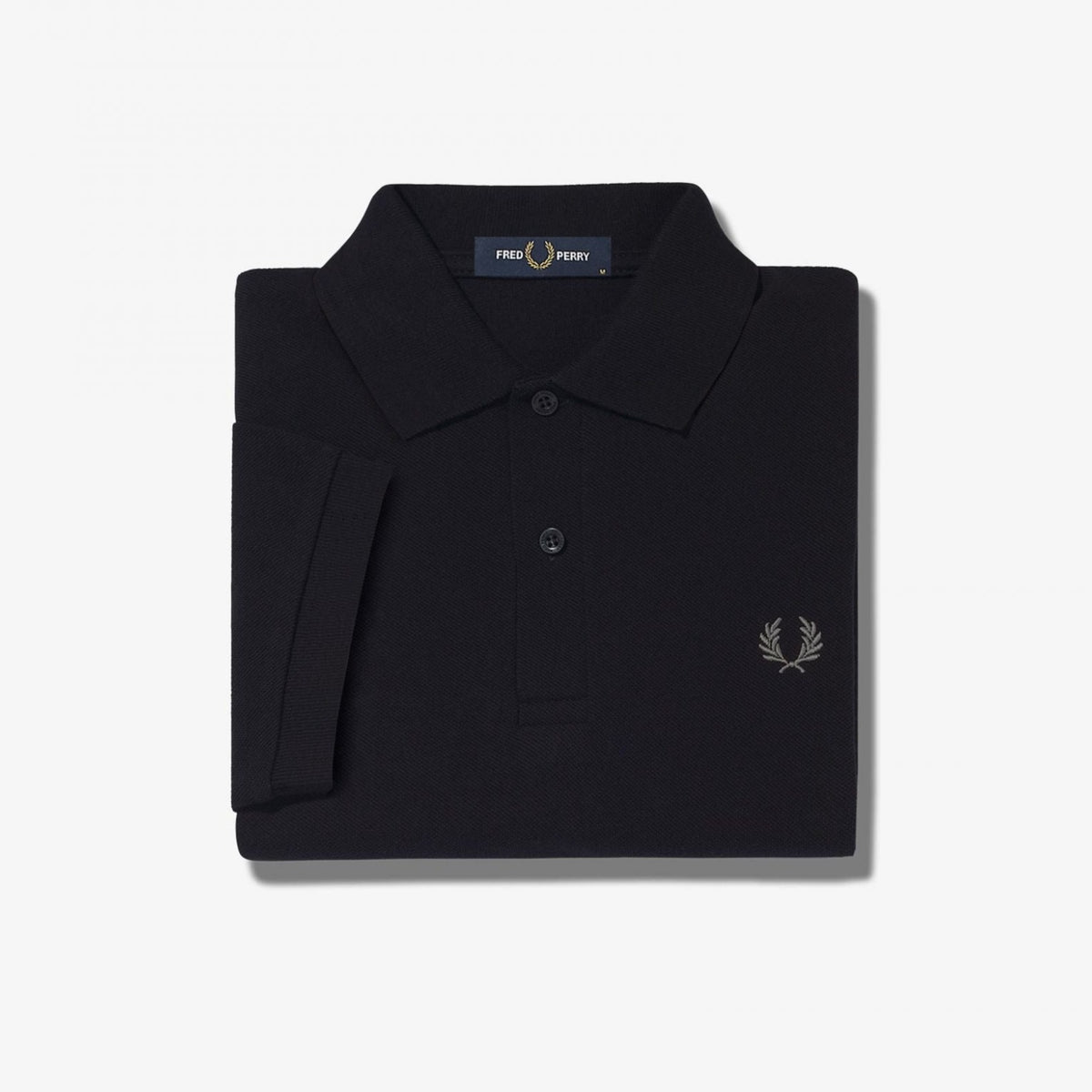 Fred Perry Plain Fred Perry Shirt - Black / Chrome