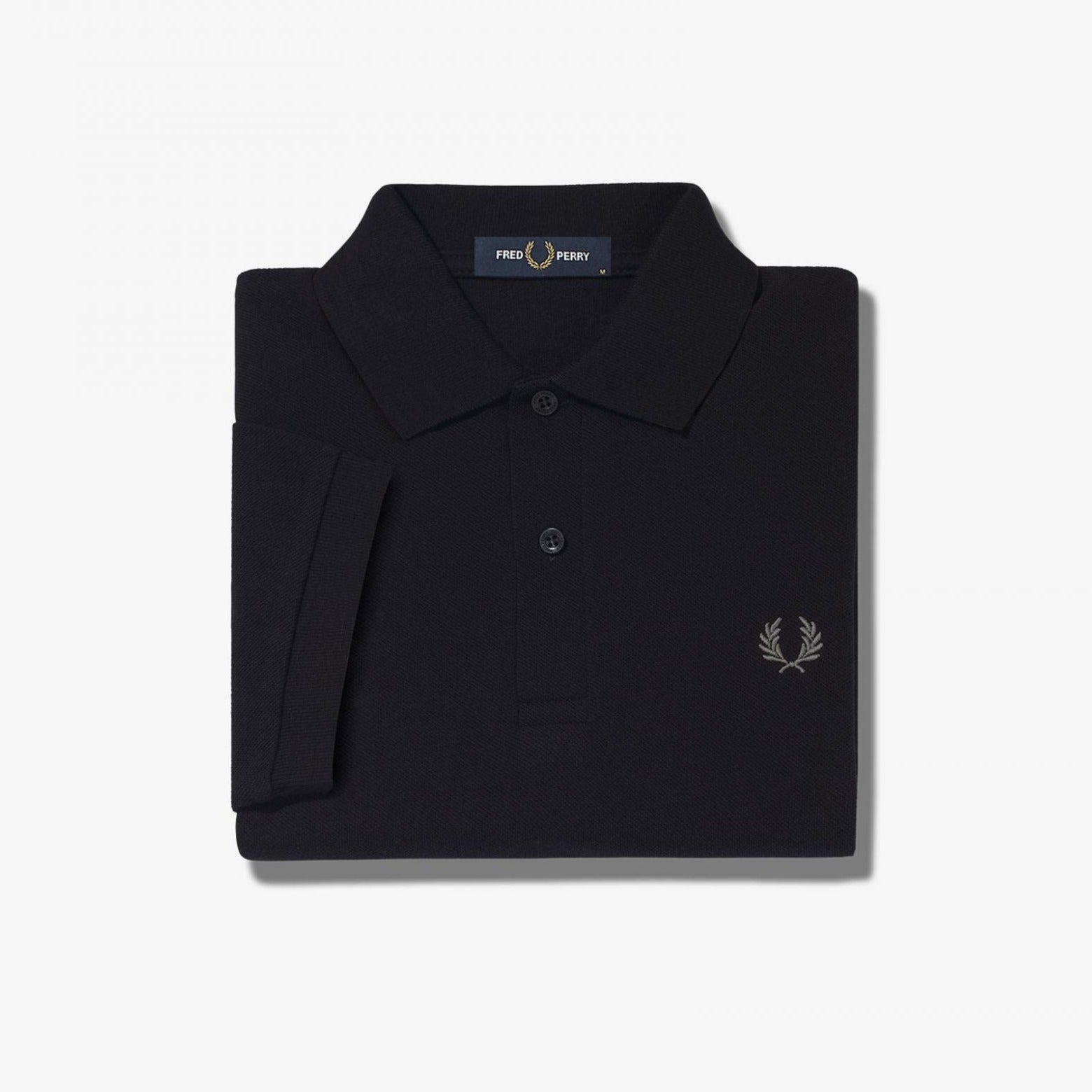 Fred Perry Plain Fred Perry Shirt - Black / Chrome