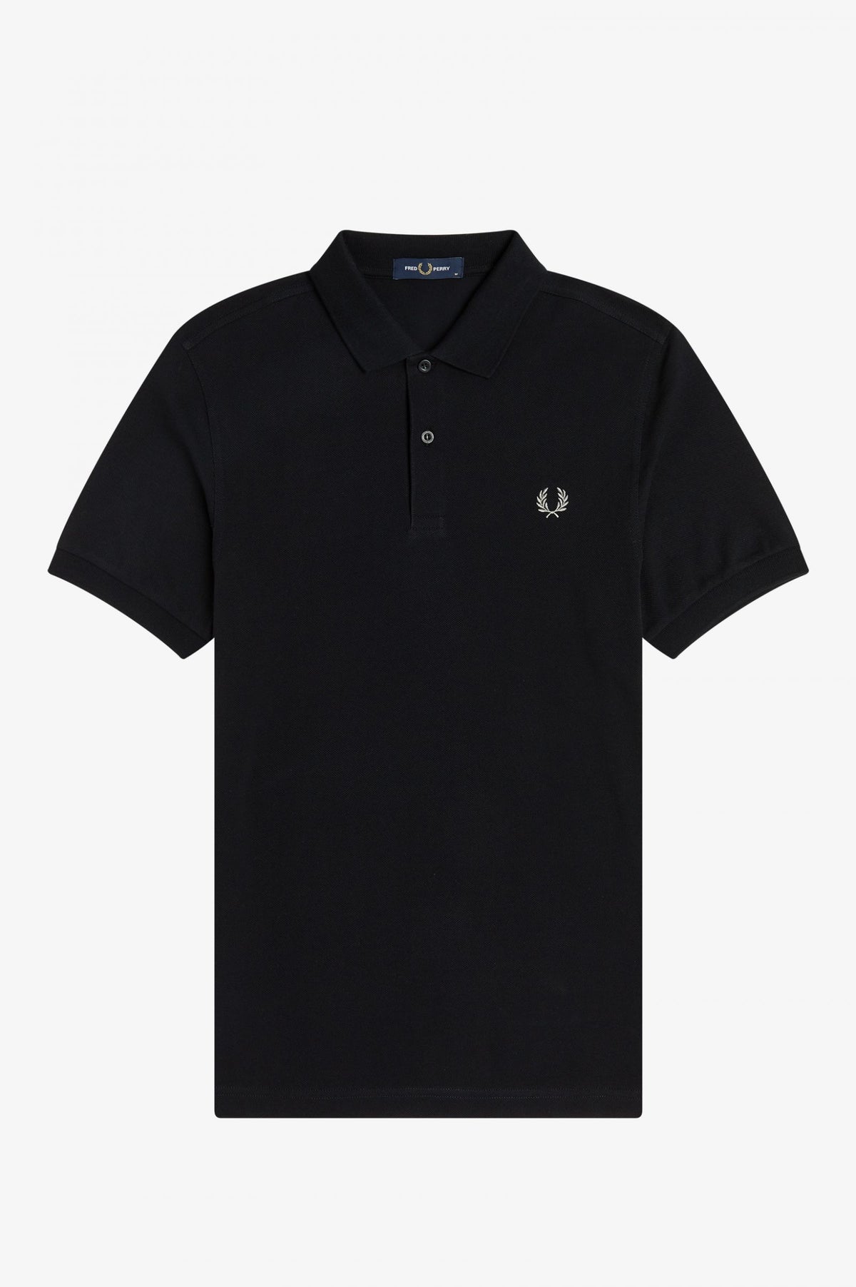 Fred Perry Plain Fred Perry Shirt - Black / Chrome
