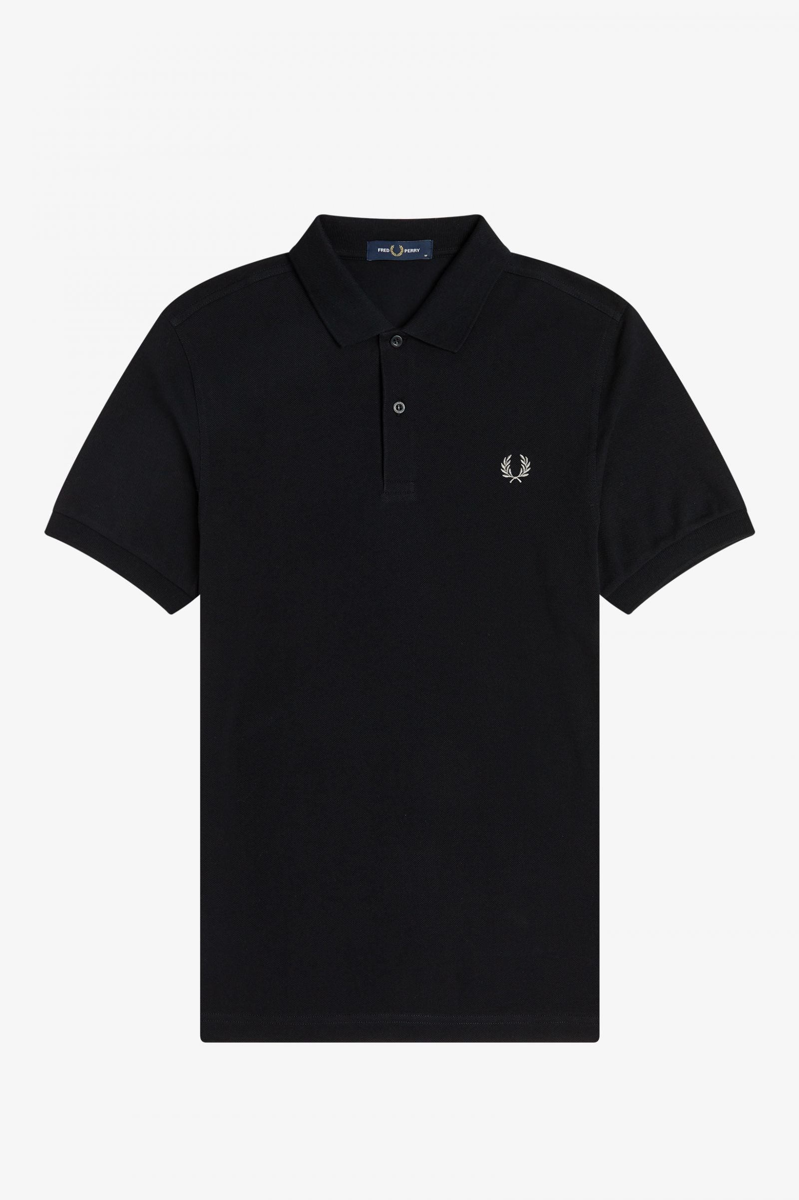 Fred Perry Plain Fred Perry Shirt - Black / Chrome