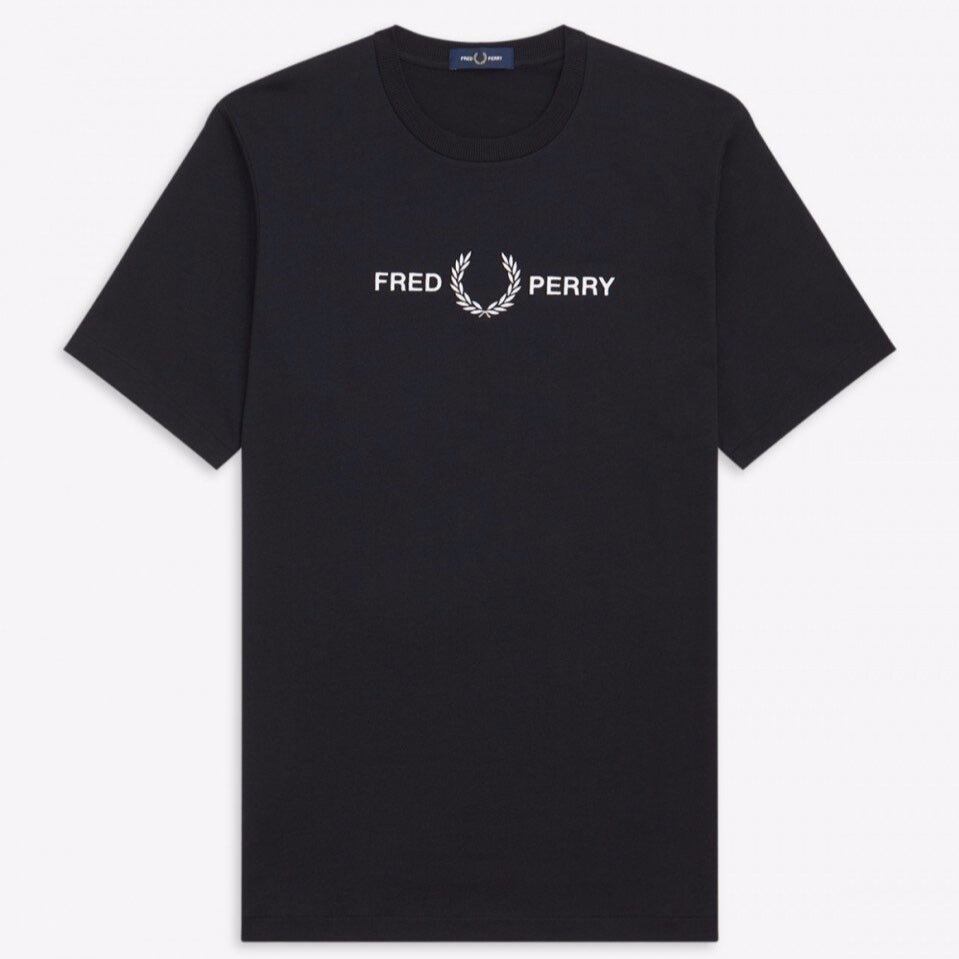Fred Perry Graphic T-Shirt Black