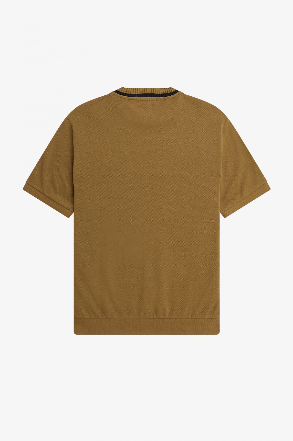 Fred Perry Crew Neck Pique T-Shirt - Shaded Stone