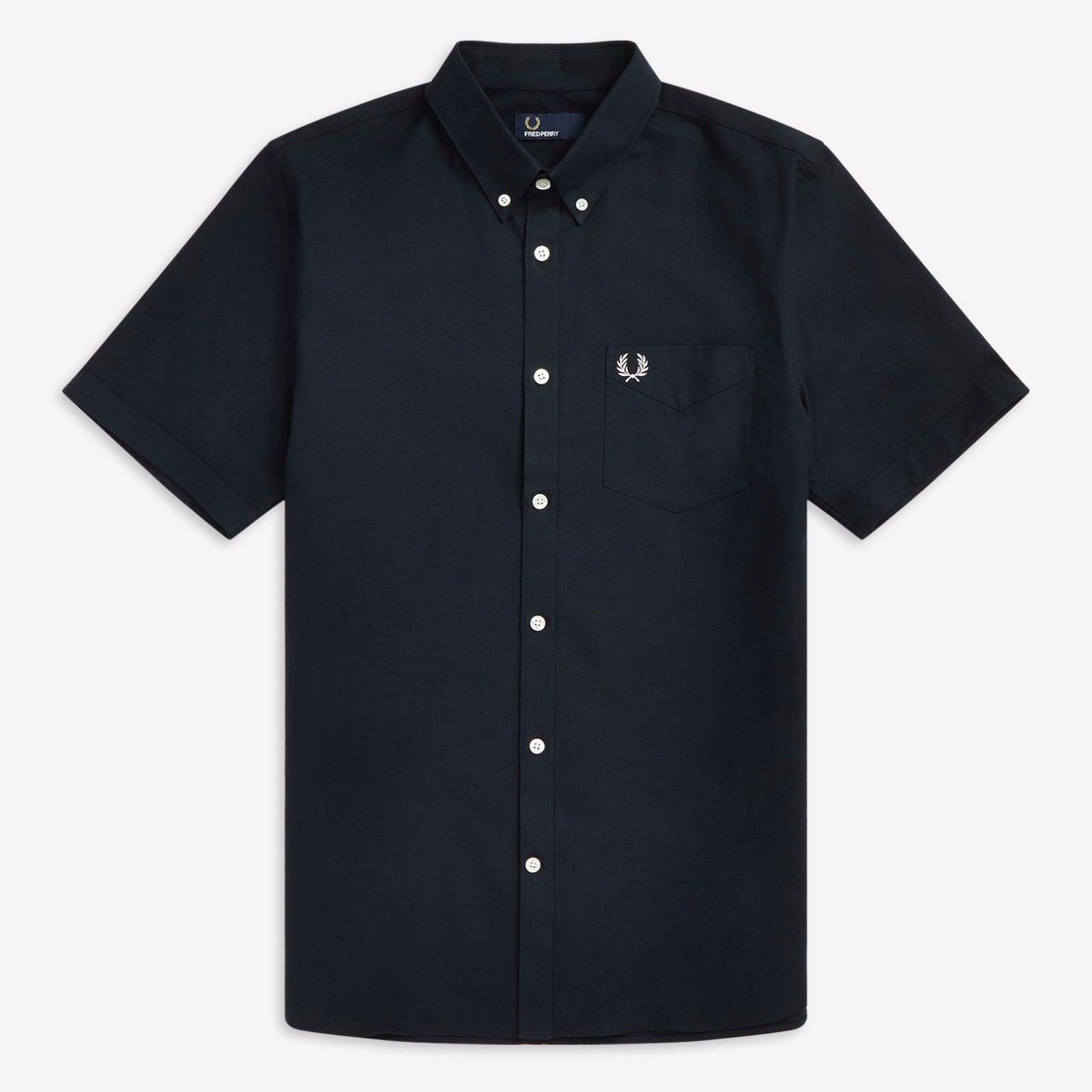 Fred Perry S/S Oxford Shirt Navy