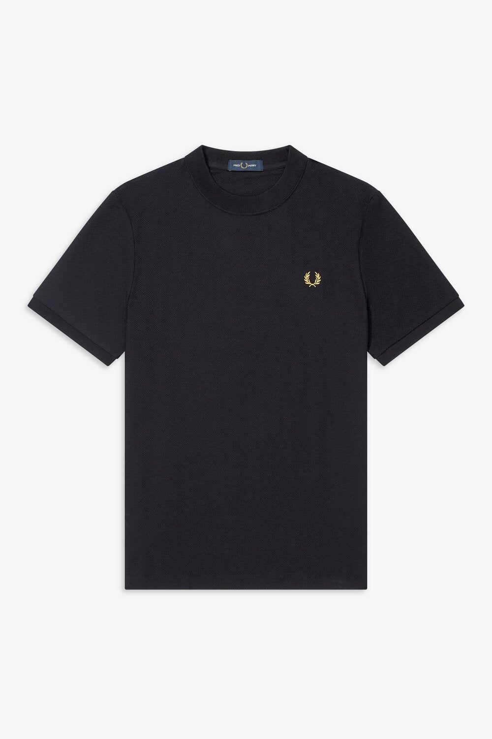 Fred Perry Pique T Shirt Black
