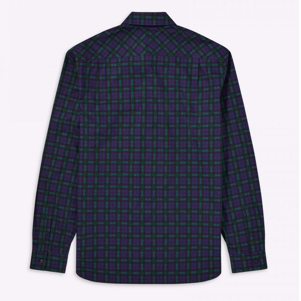 Fred Perry Winter Tartan Shirt Carbon Blue