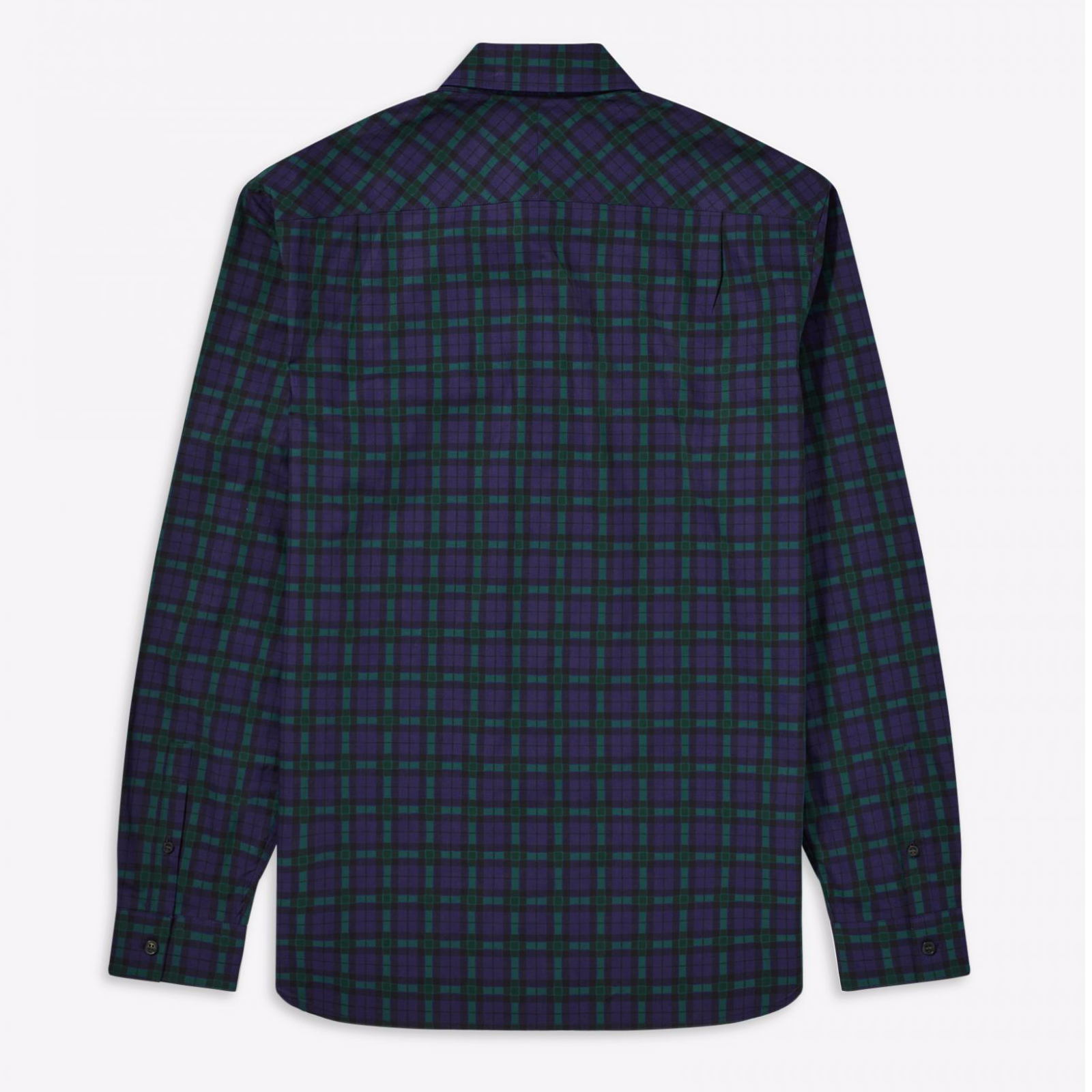 Fred Perry Winter Tartan Shirt Carbon Blue