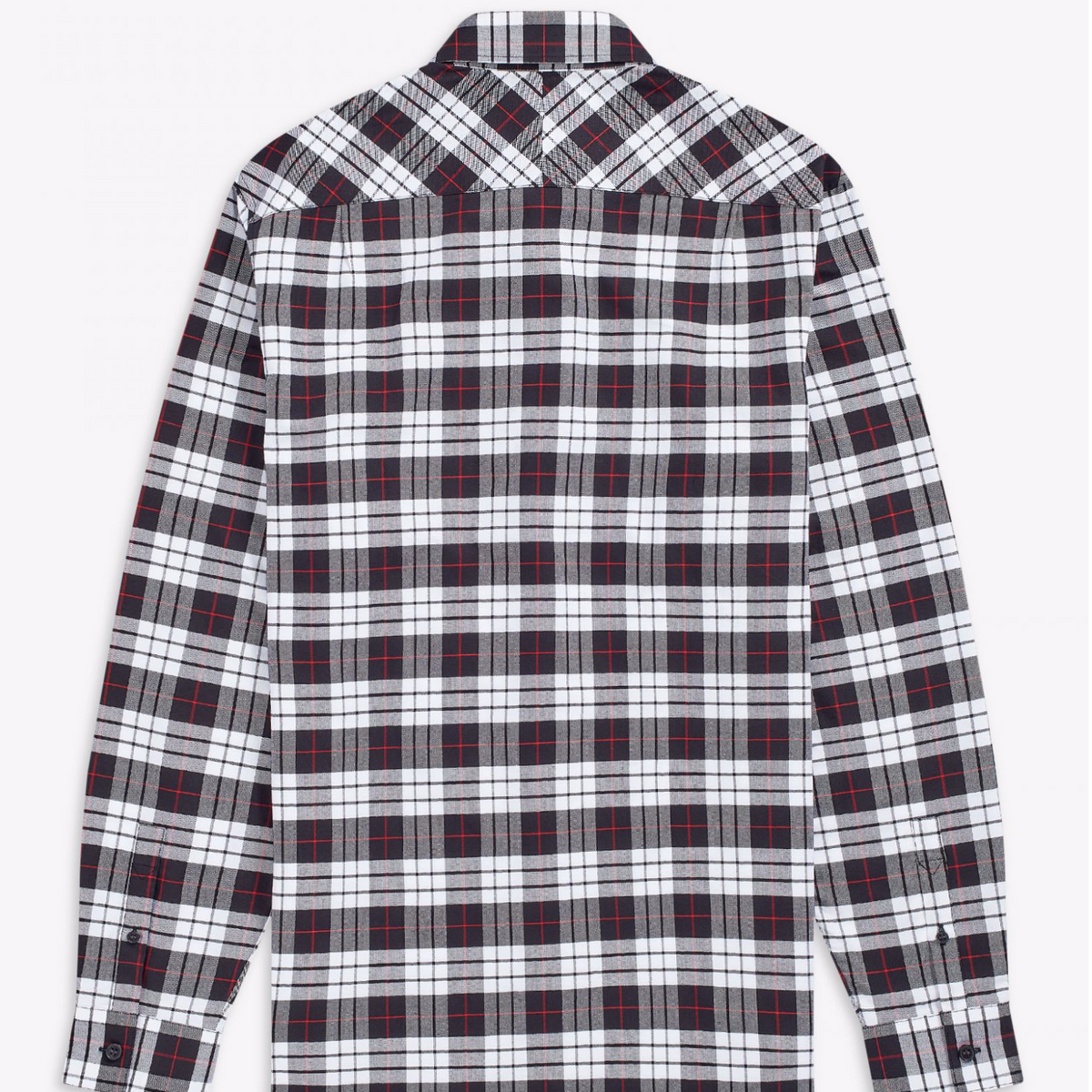 Fred Perry Tartan Oxford Shirt White