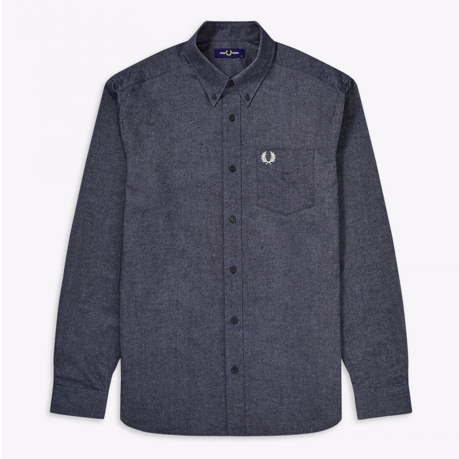 Fred Perry Brushed Oxford Shirt Black