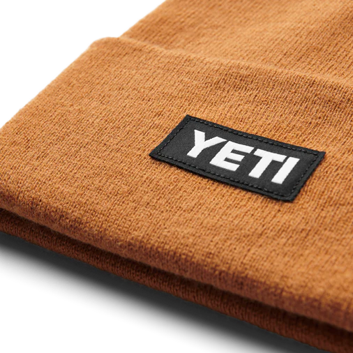 Yeti Logo Badge Beanie - Gold