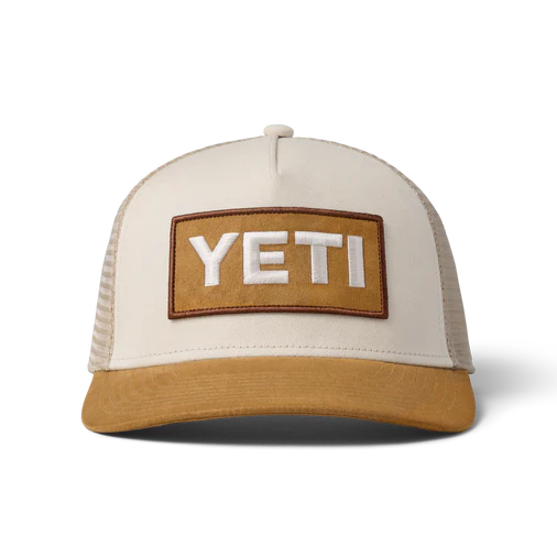 Yeti Logo Badge Trucker - Khaki / Tan