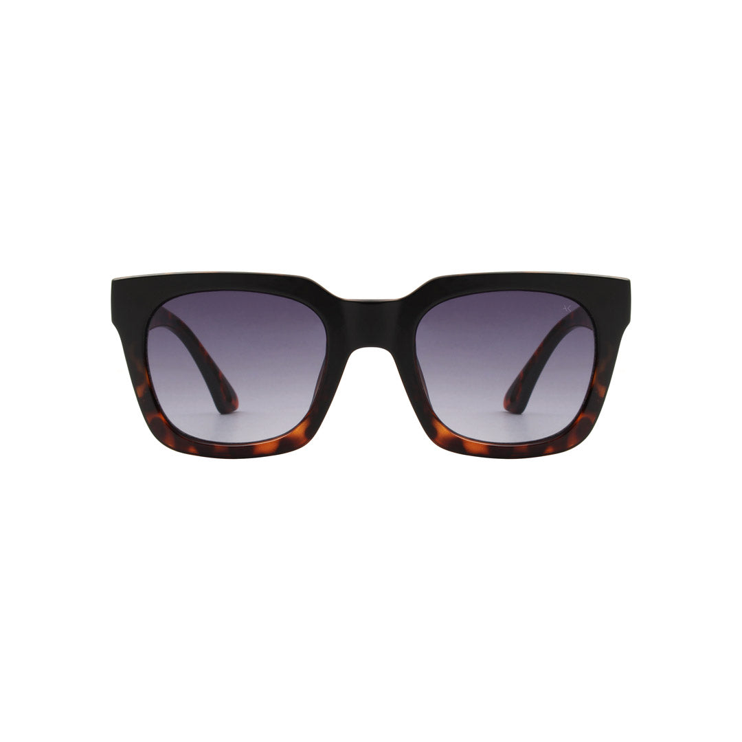A Kjaerbede Nancy Sunglasses - Black Demi Tortoise