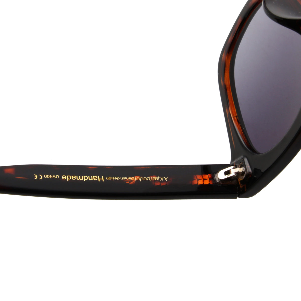 A Kjaerbede Nancy Sunglasses - Black Demi Tortoise