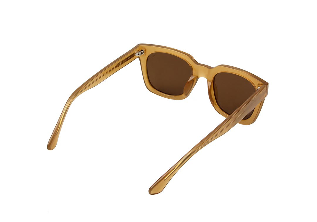 A Kjaerbede Nancy Sunglasses - Light Brown Transparent
