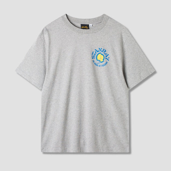 Stan Ray Oasis of Freedom T-Shirt - Grey Heather