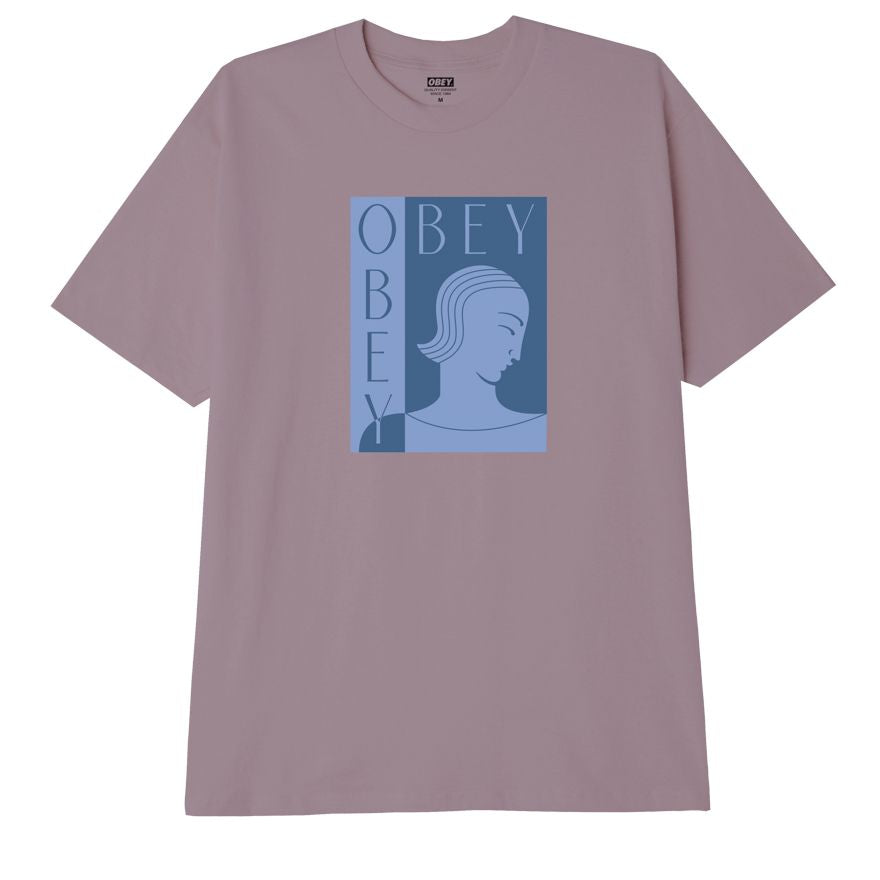 Obey Final Pensive T-Shirt - Lilac Chalk