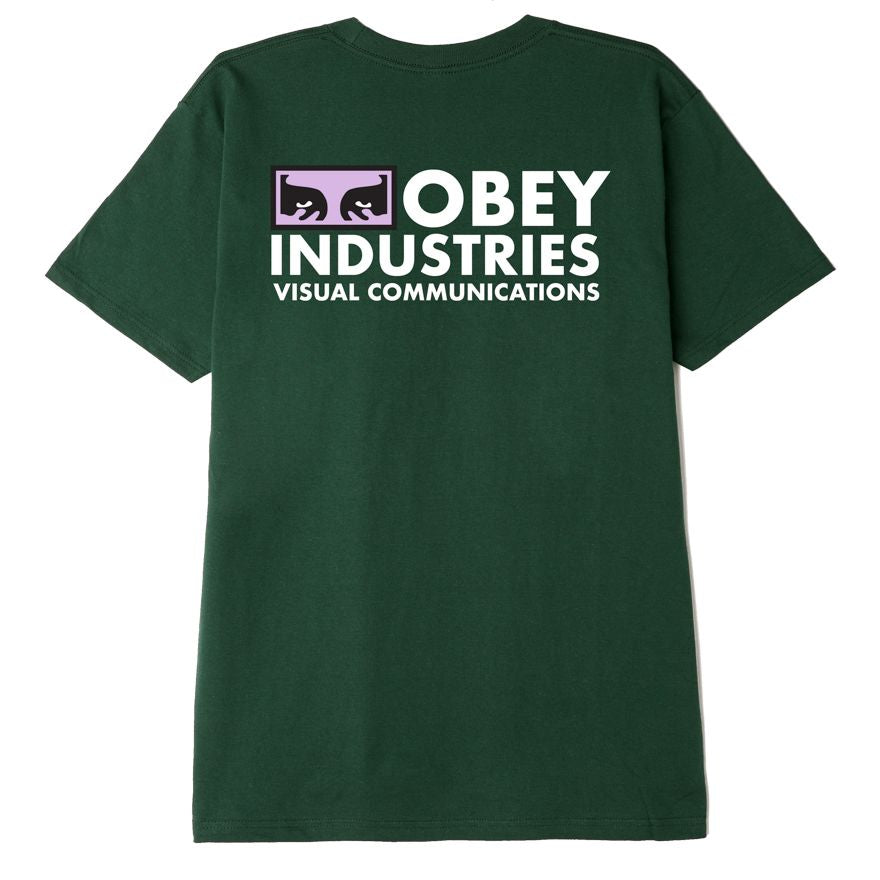 Obey Visual Communications T-Shirt - Forest Green