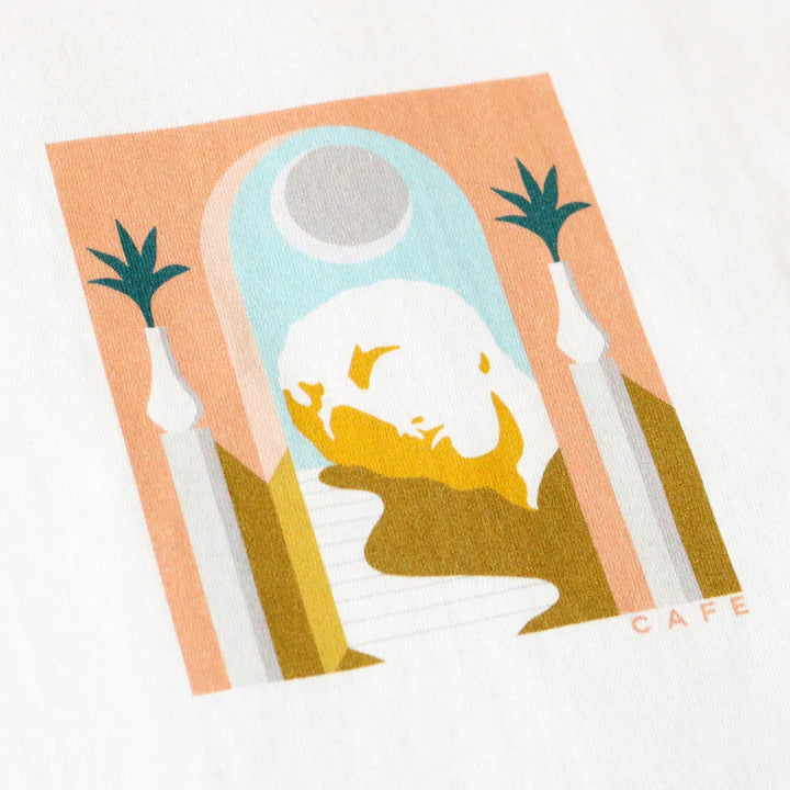Skateboard Cafe Ozymandias T-Shirt - White