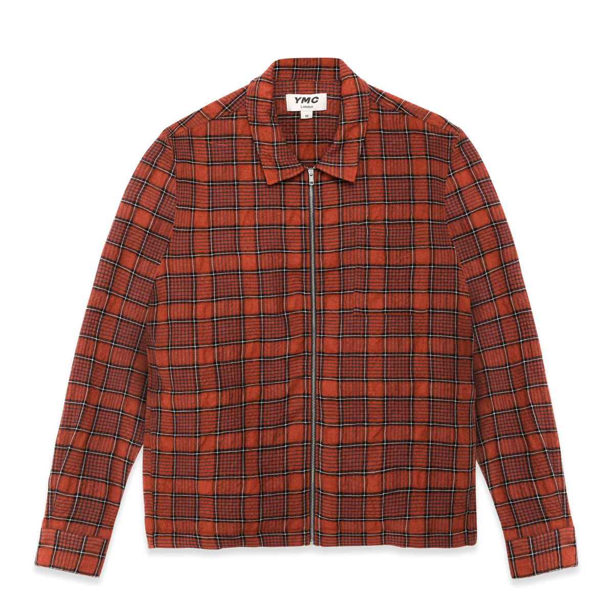 YMC Bowie Shirt - Red / Black