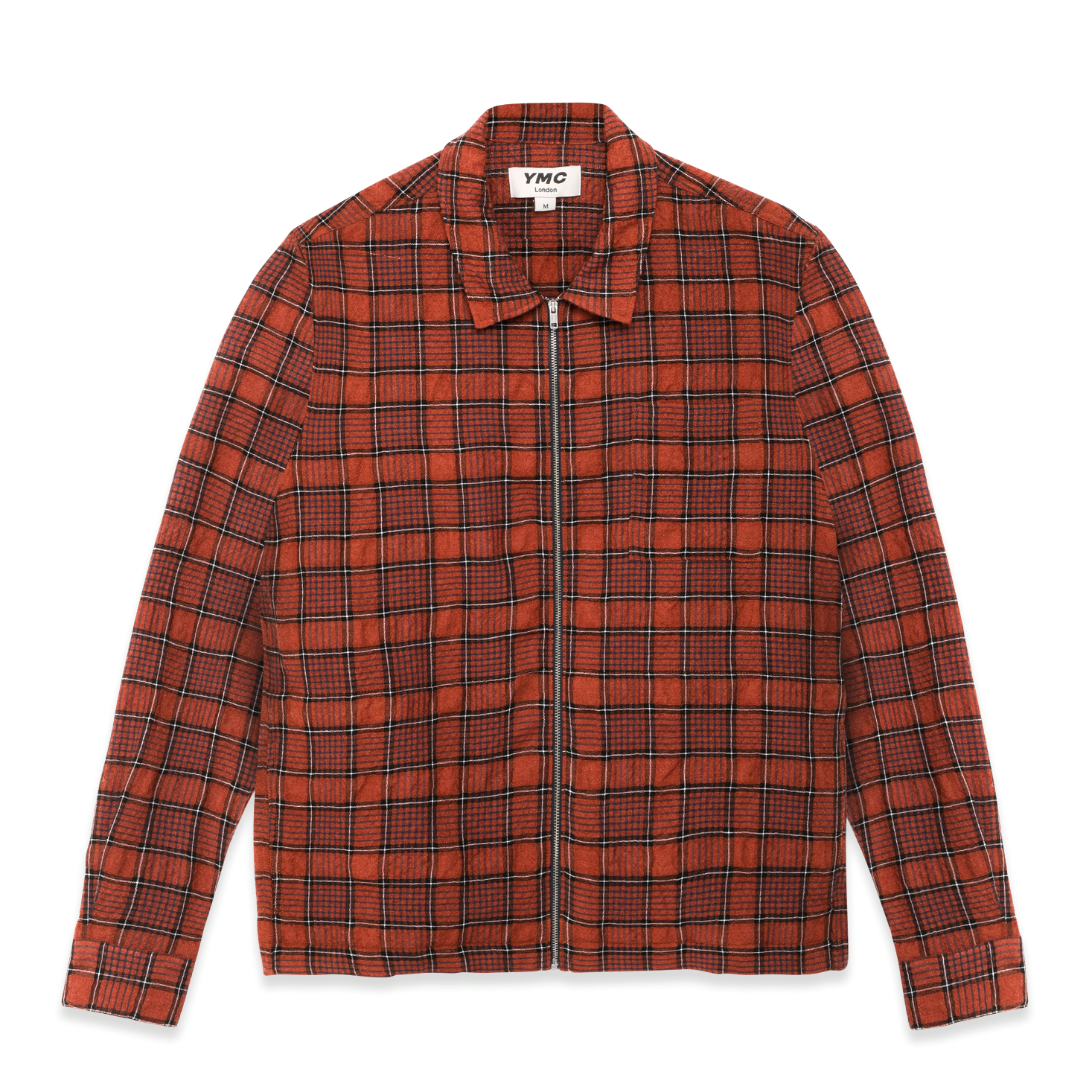 YMC Bowie Shirt - Red / Black
