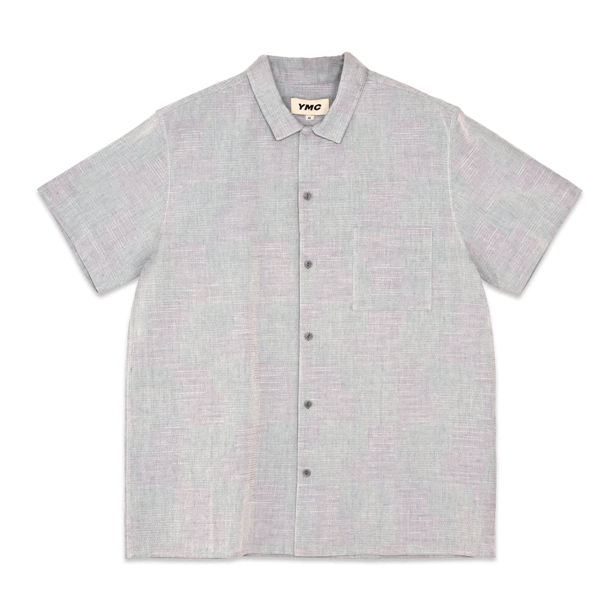 YMC Malick Shirt - Blue / Lilac