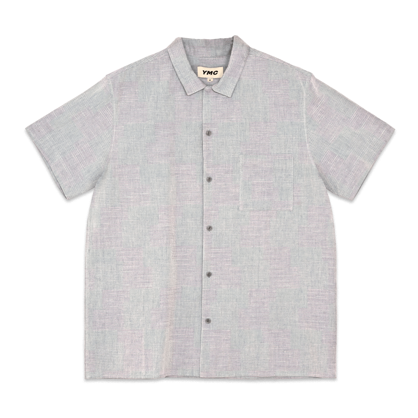 YMC Malick Shirt - Blue / Lilac