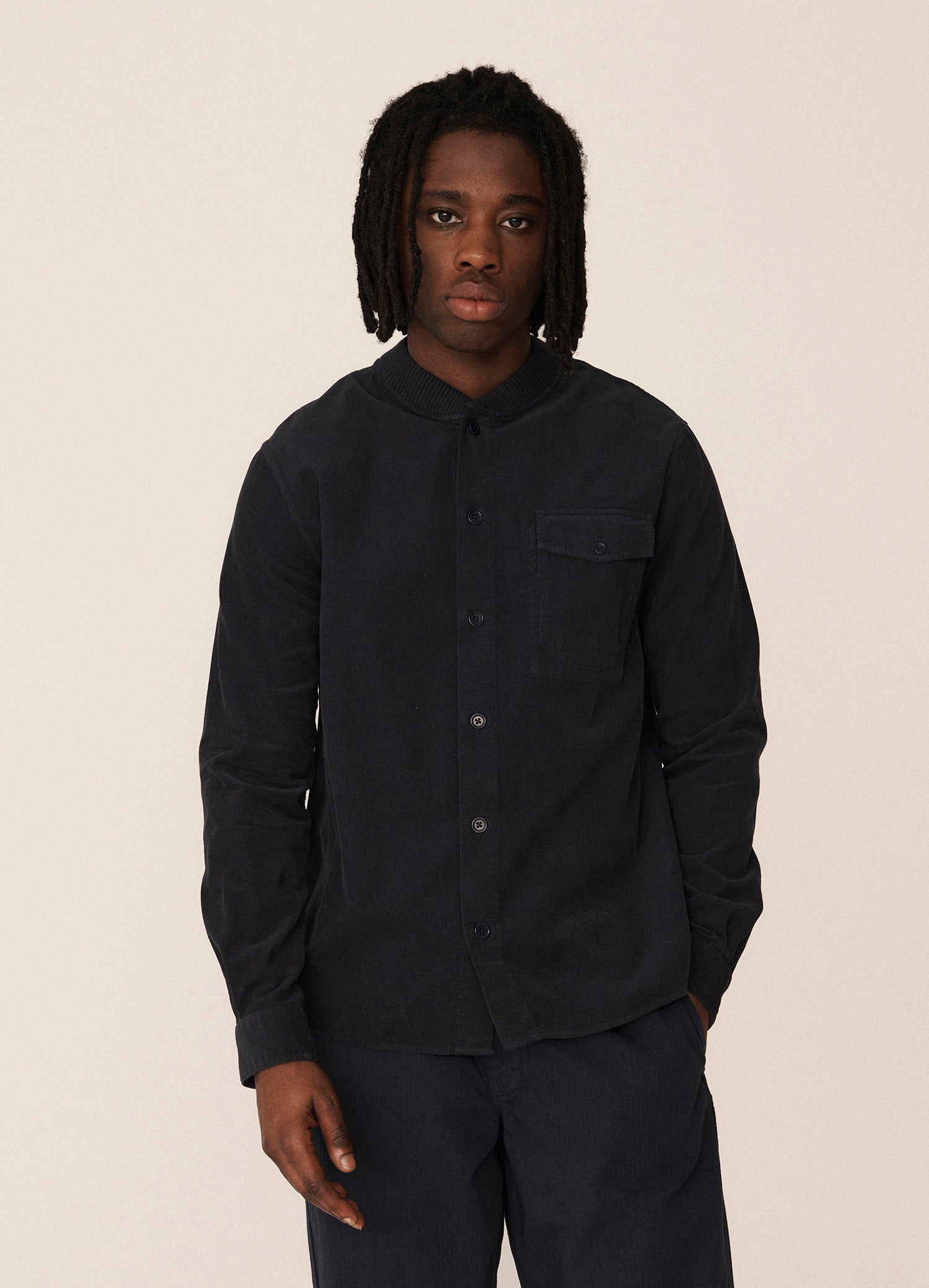 YMC Delinquents Overshirt - Navy