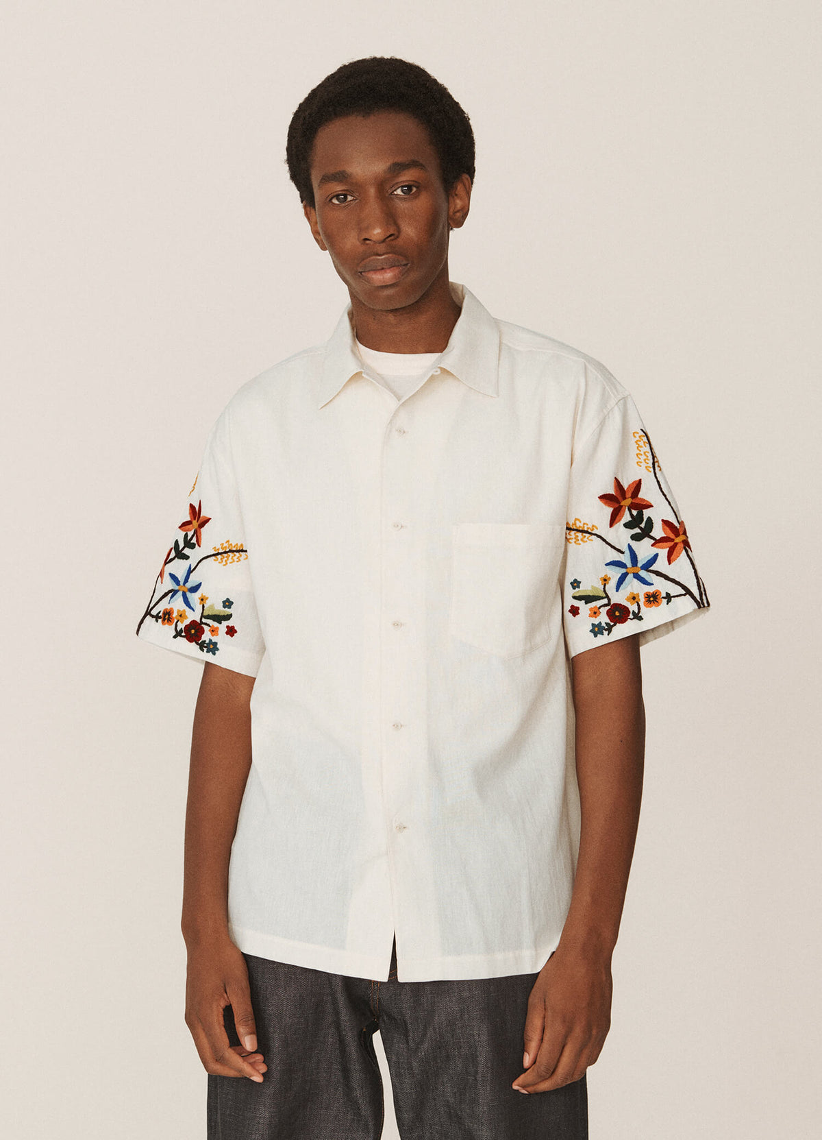 YMC Idris Shirt - Ecru