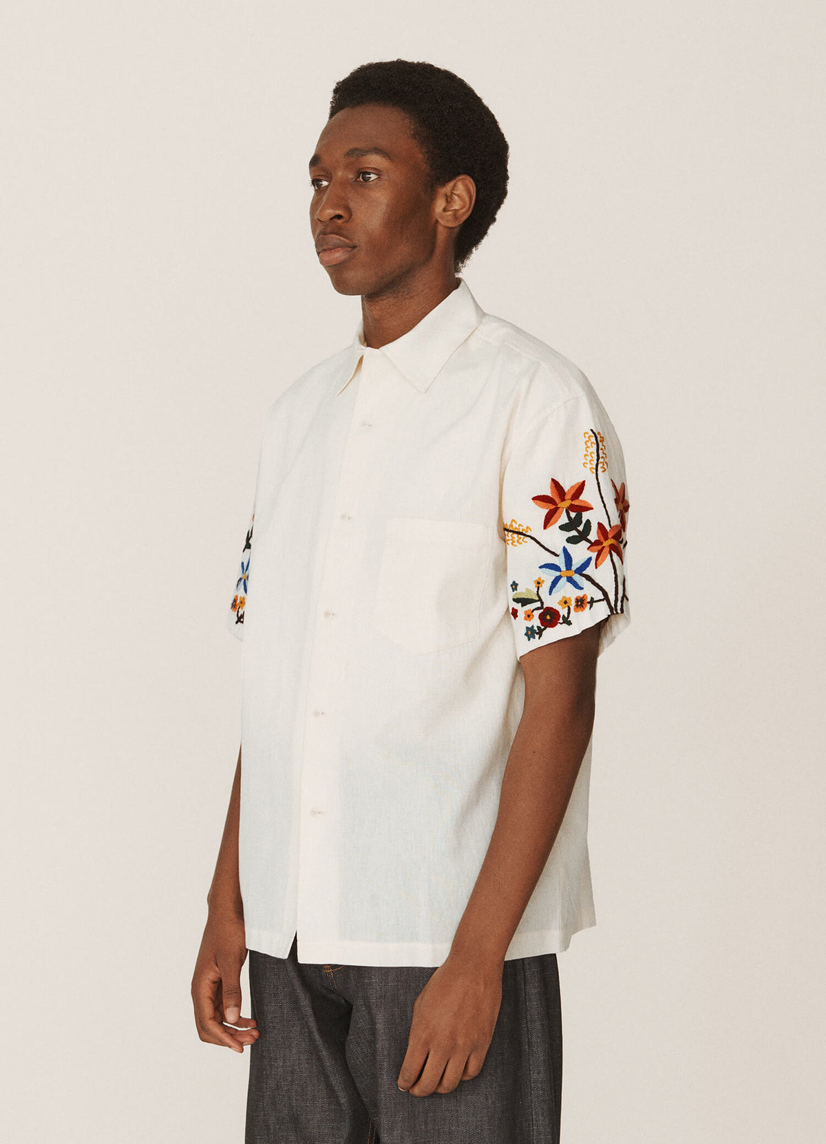 YMC Idris Shirt - Ecru