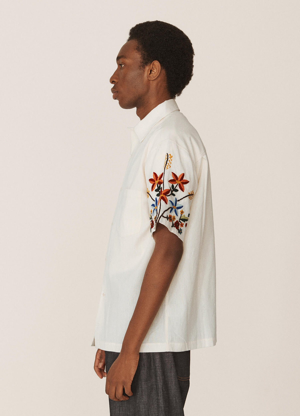 YMC Idris Shirt - Ecru