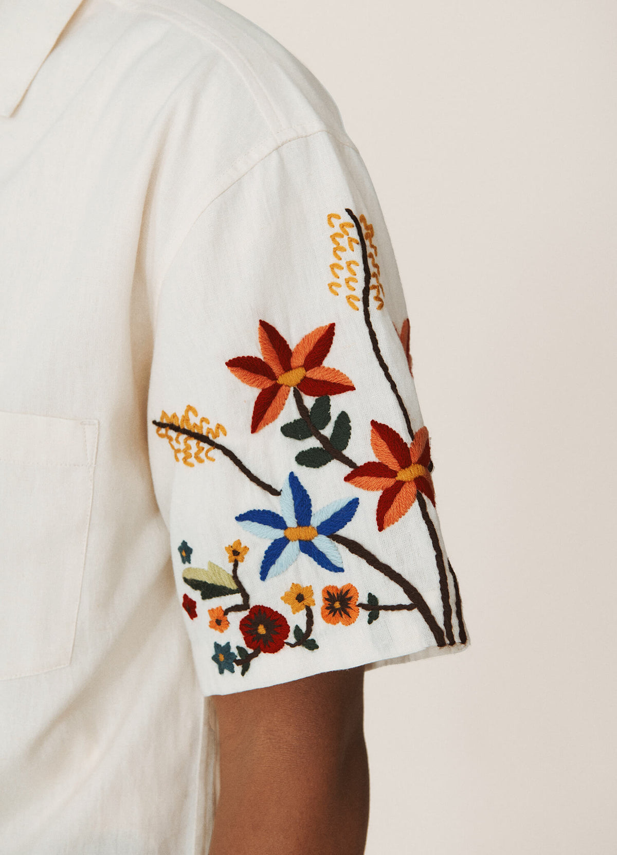 YMC Idris Shirt - Ecru