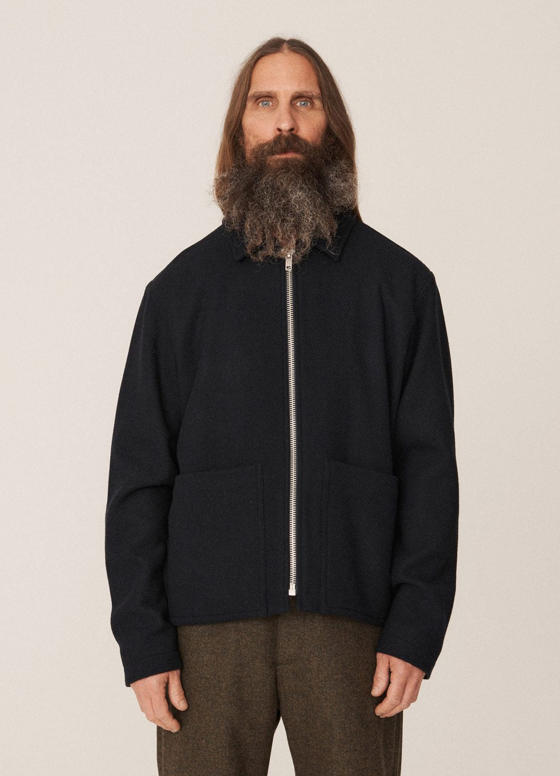 YMC Bay City Bomber Jacket - Navy