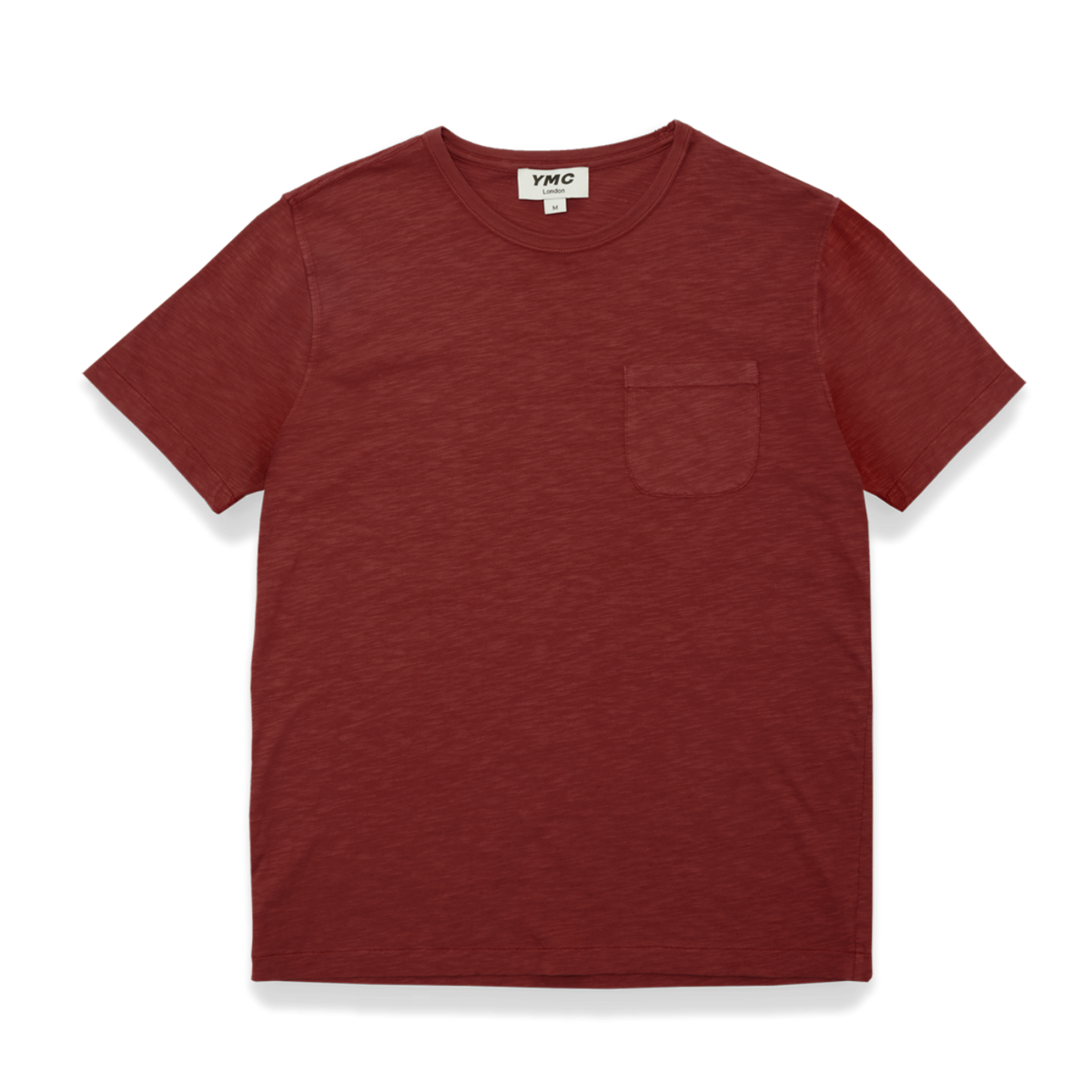 YMC Wild Ones Pocket T-Shirt - Dark Red