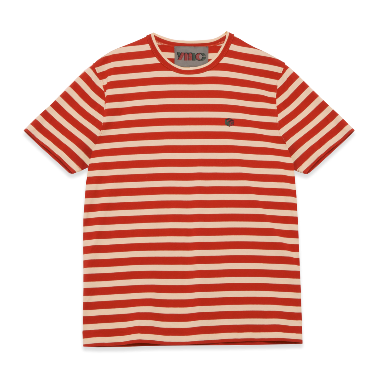 YMC Wild Ones T-Shirt - Red / Ecru