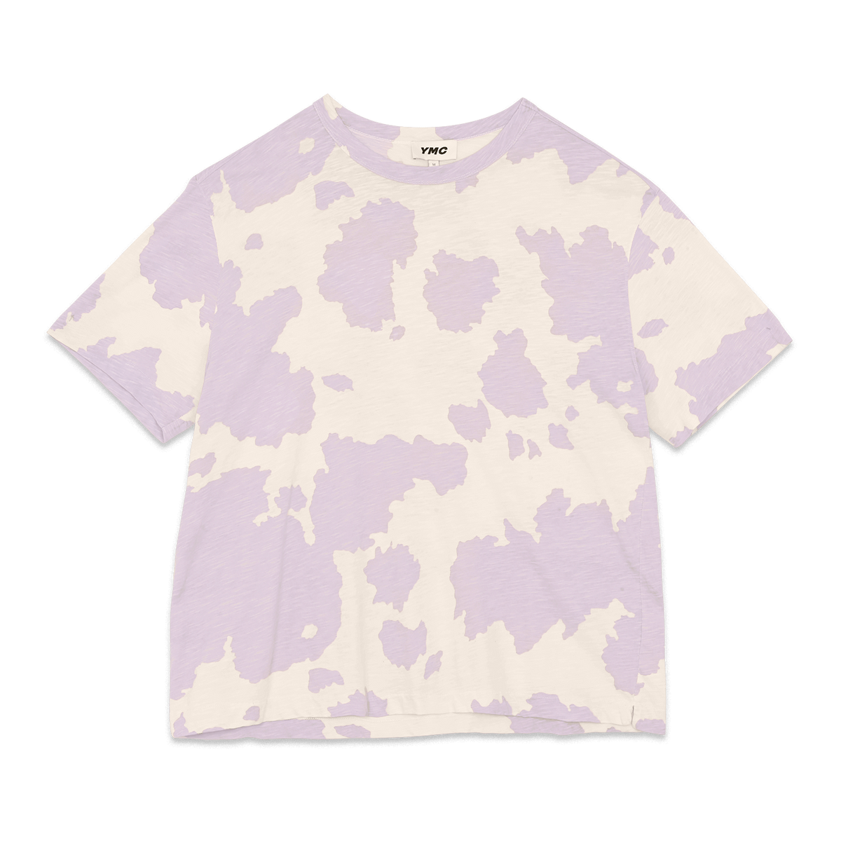 YMC Triple SS T-Shirt - Ecru / Lilac