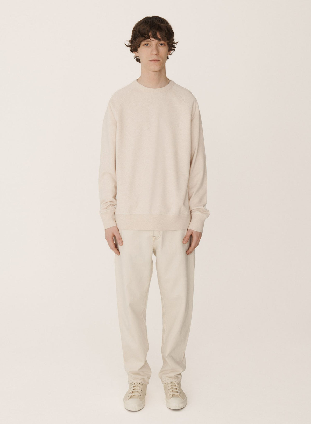 YMC Schrank Sweatshirt - Ecru Marl