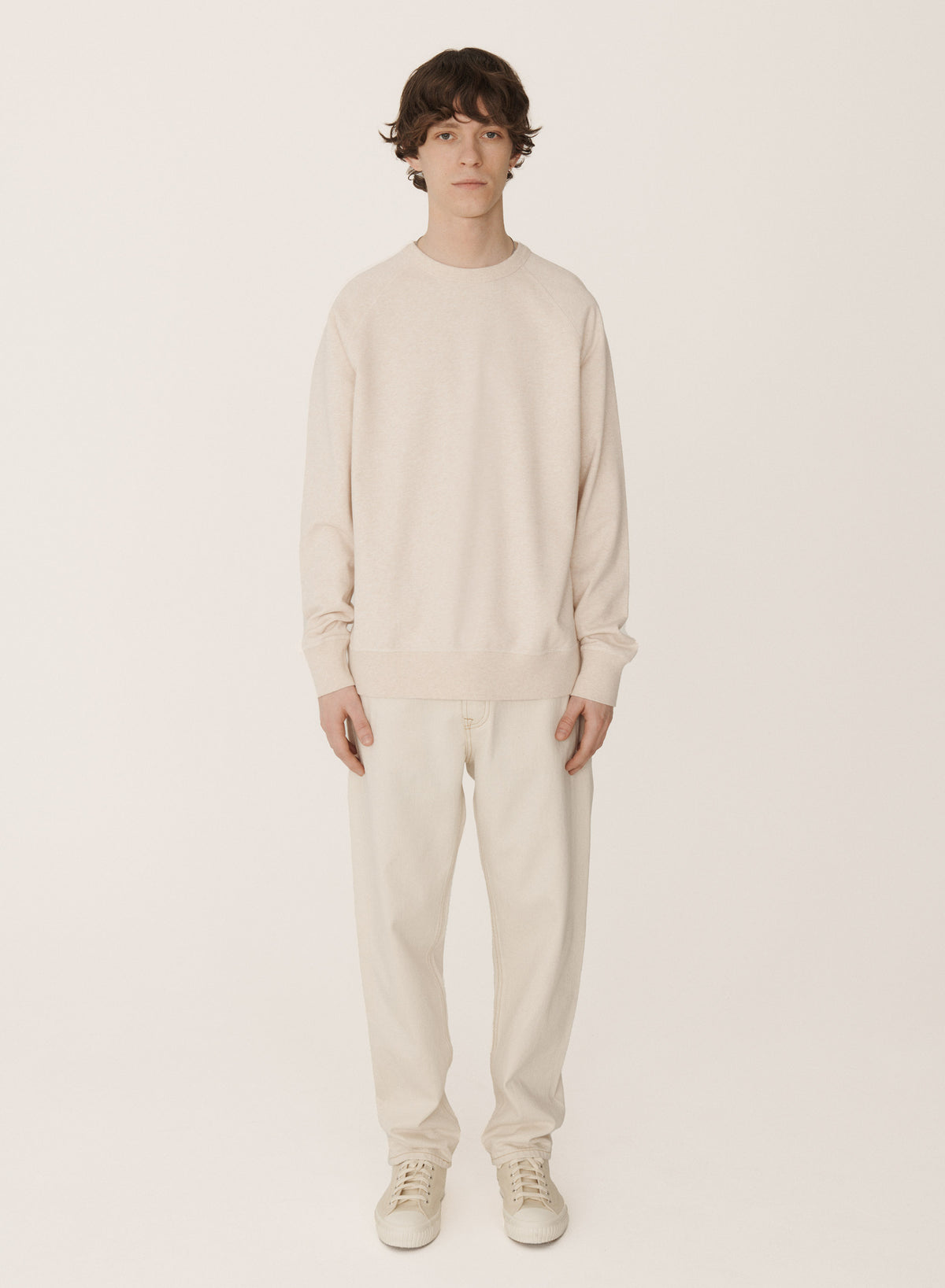 YMC Schrank Sweatshirt - Ecru Marl