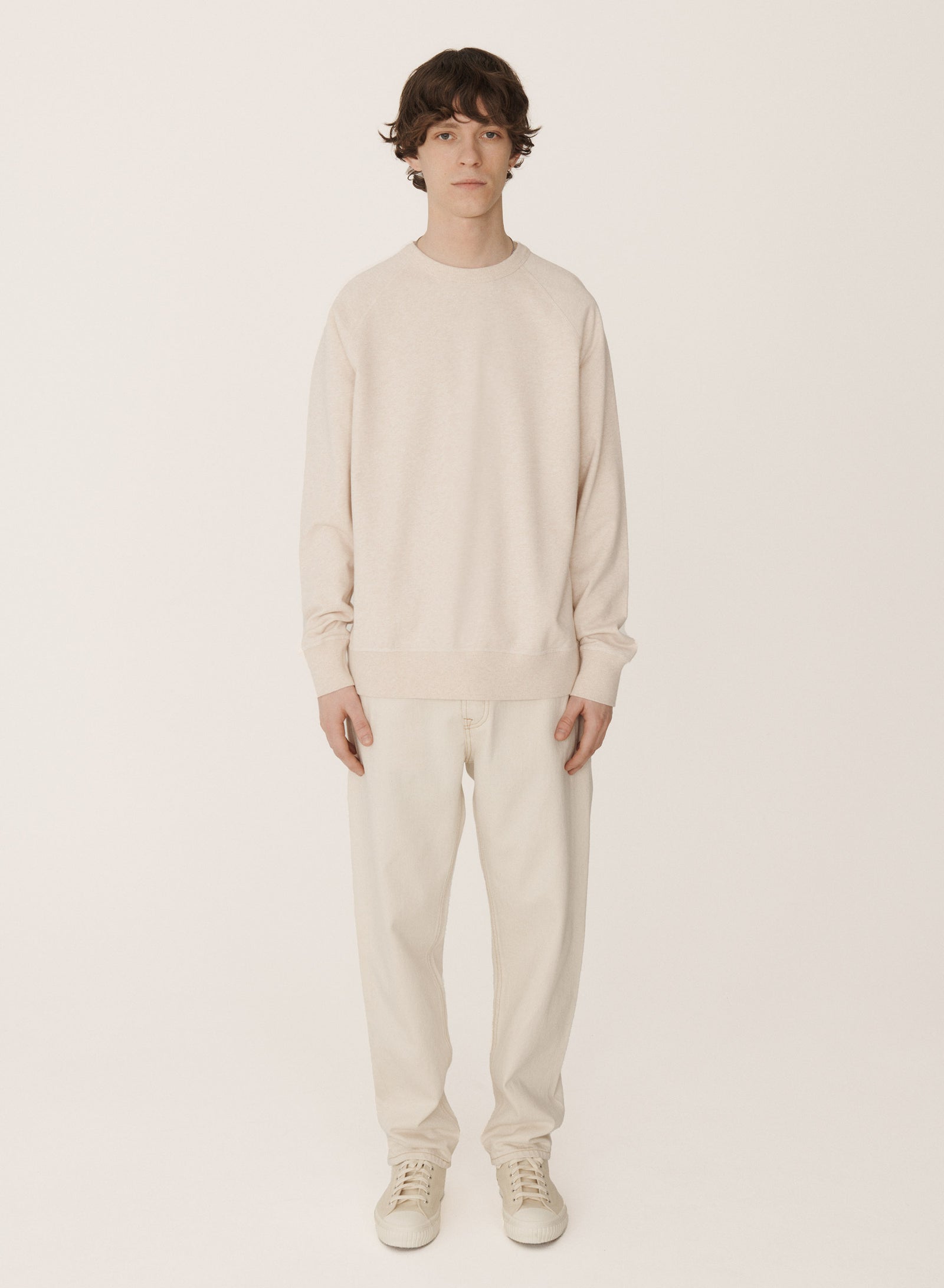 YMC Schrank Sweatshirt - Ecru Marl