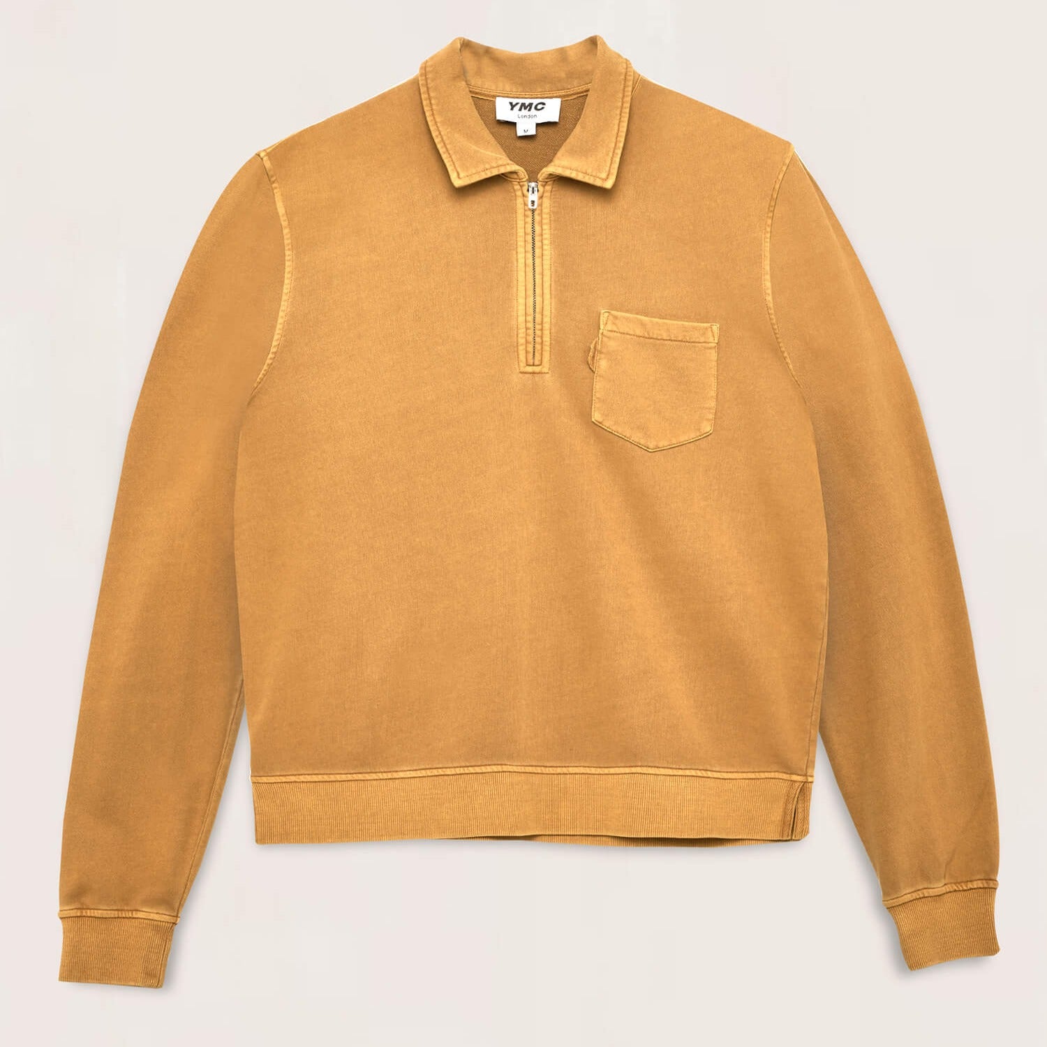 YMC Sugden Zip Sweat - Yellow